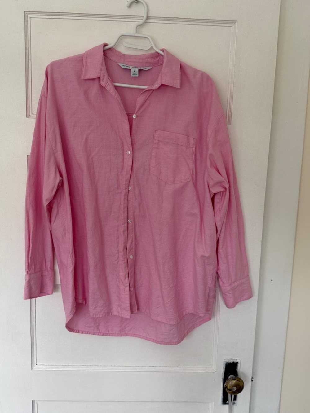 Cotton oversized ‘the boyfriend shirt’ old navy
